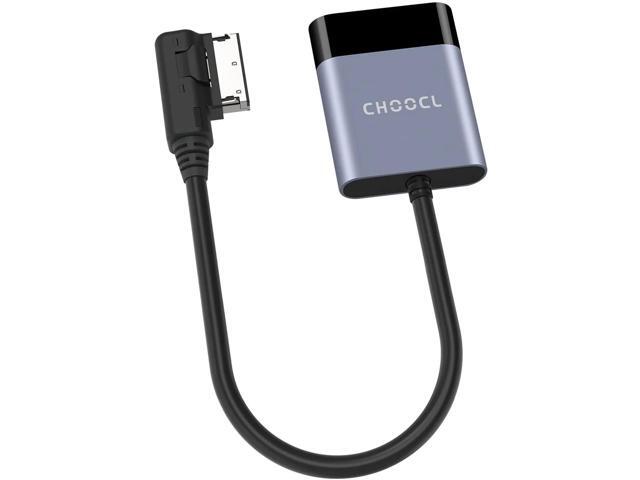 Bluetooth 5.0 aptX-HD Adapter with AMI/MDI Cable 2005-2011 Mercedes MDI iPod Music Interface3000A