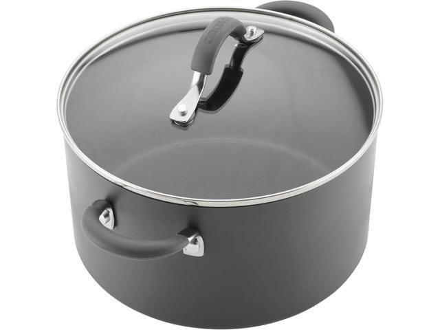 Circulon 83903 Radiance Hard Anodized Nonstick Cookware Pots and Pans Set, 10 Piece, Gray
