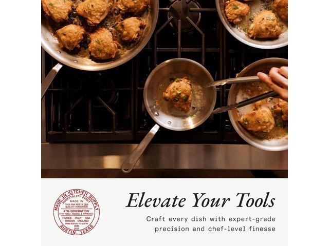 Made In Cookware - 8-Inch Stainless Steel Frying Pan - 5 Ply Stainless Clad - Professional Cookware - Crafted in Italy - Induction Compatible
