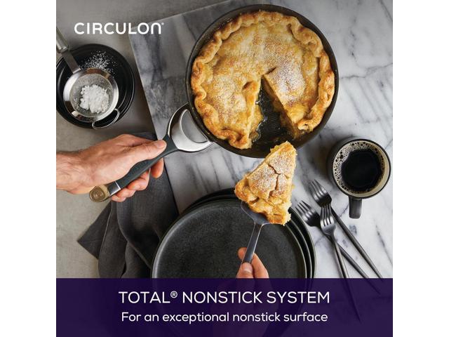 Circulon Symmetry Hard-Anodized Nonstick Frying Pan, 8.5-Inch, Black