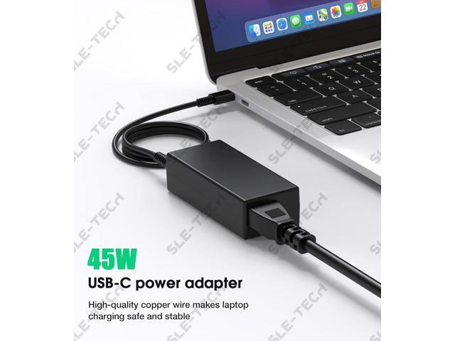 SLE-TECH 45W USB C Laptop Charger Compatible with HP Chromebook 14 14A G5 11 11A G6 G7 G8 EE R13 X360 14-ca051wm ca052wm ca091wm ca061dx 11-ae051wm...