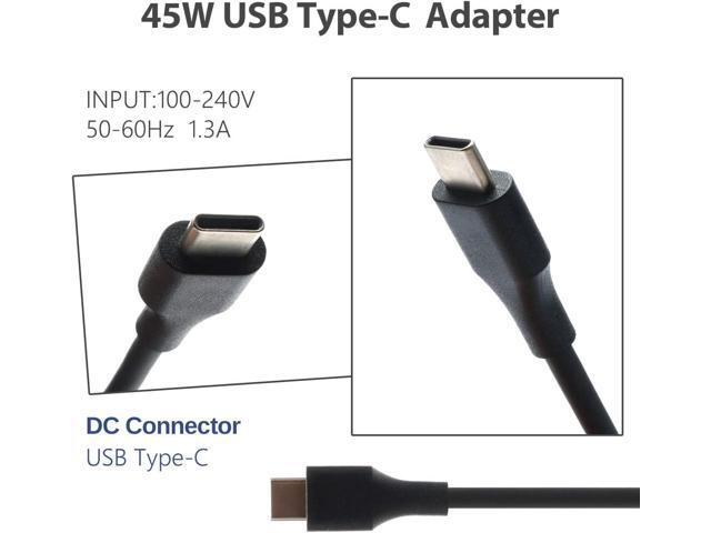 SOLICE 45w USB C Charger Compatible with HP Chromebook 11 11A 13 14 14A G5 X360, 14 ca061dx, 14 ca020nr, 14 ca060nr, 14 ca043cl, 14 ca052wm, 14...