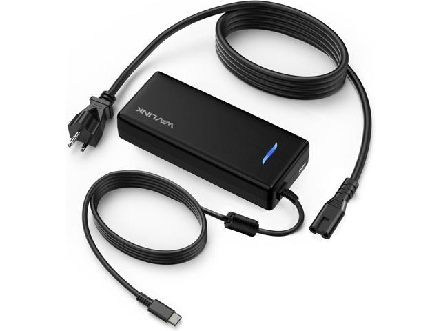 USB C Laptop Charger 100W AC Laptop Power Adapter with 12W USB A Output for MacBook ASUS Huawei Lenovo HP Dell Samsung Acer Toshiba Chromebooks and...