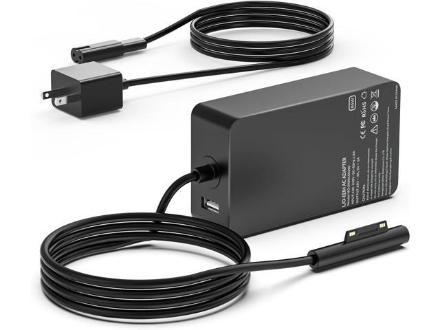 Surface Pro Charger 65W, Surface Charger Compatible with Microsoft Surface Pro 11, 10, 9, 8, 7+, 7, 6, 5, 4, 3, X, Windows Surface Laptop 6, 5, 4,...