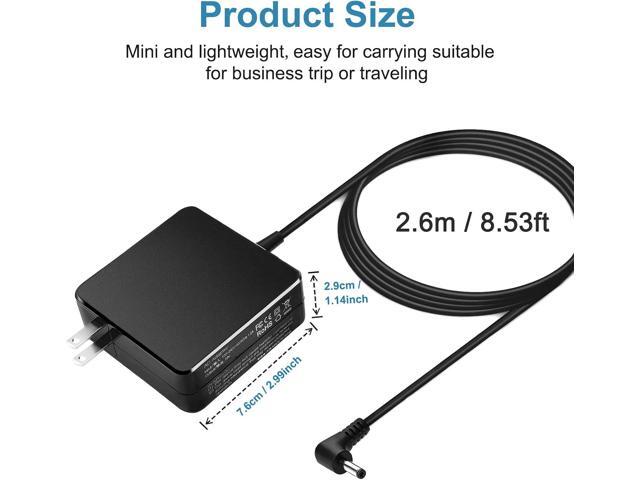 19V Laptop Charger Compatible with Gateway gwnr71517 GWTC71427 GWTC51427 GWCC71416 GWCC51416 GWNC31514-BL GWNR51416-BL GWNR71517-BK GWTN156-12-BK...