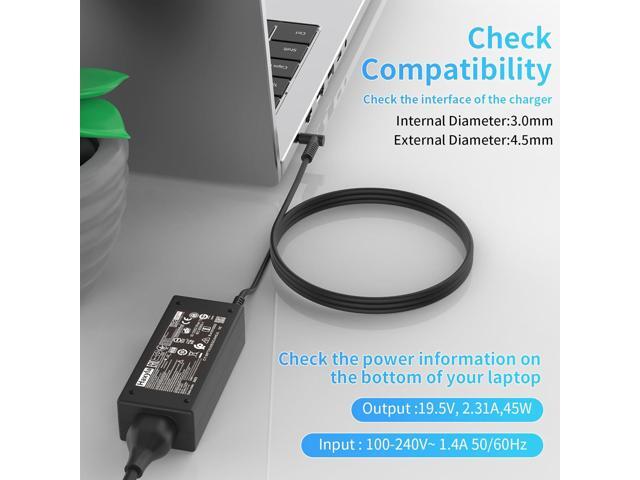 45W Charger Compatible with HP Notebook Stream 11 13 14 Pavilion Envy X360 TPN-LA15 TPN-CA14 r-41013153 L25296-001 L25296-002 L25296-003 741727-001...