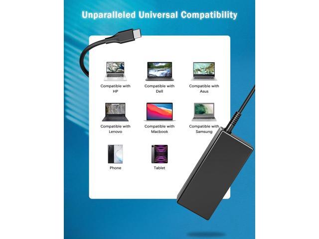 45W USB C Laptop Charger for Chromebook X360 14 14A G5 11 11A G6 G7 G8 EE R13 X360 14-ca051wm 14-ca091wm ca061dx 11-ae051wm ae001tu ae027nr...