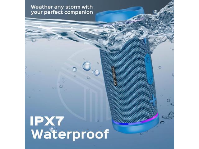 TREBLAB HD77 - Portable Bluetooth Speaker - Powerful 360° Sound, 30W Audio with Impactful Bass, 20H Battery, IPX6 Waterproof, Shockproof, TWS...