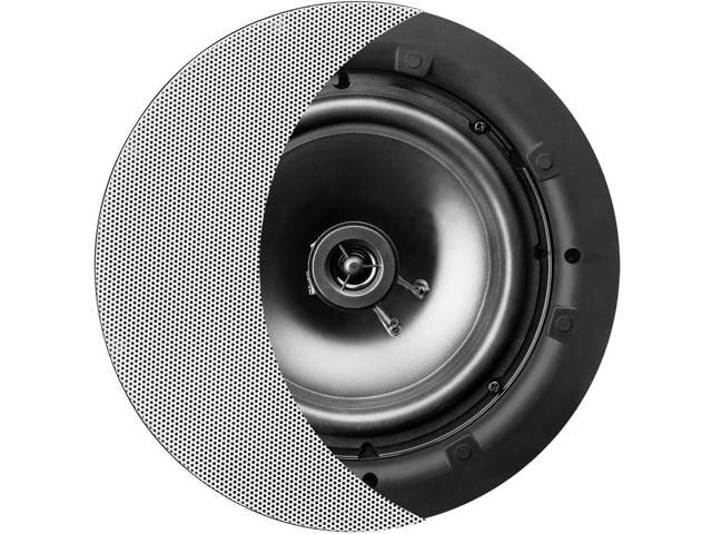 OSD 8' in Ceiling Speaker Pair 120W, Trimless Magnetic Grille, Pivoting Tweeter, Paintable Grille ACE800