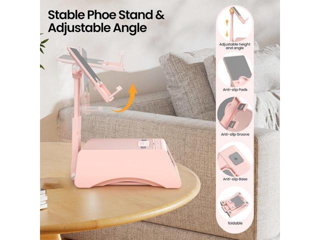 JTEMAN Gifts for Men Women,Cell Phone Stand with Wireless Bluetooth Speaker,Adjustable Cool Tech Kitchen Gadgets,Unique Birthday Gift Idea for Him,...