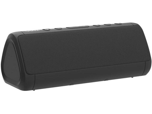 Angle 3 Pro Dual Waterproof Bluetooth Speaker 2-Pack - Powerful Party Speaker Set with 21W Output and 100Ft Range - Dual Stereo Sound by OontZ (Black)