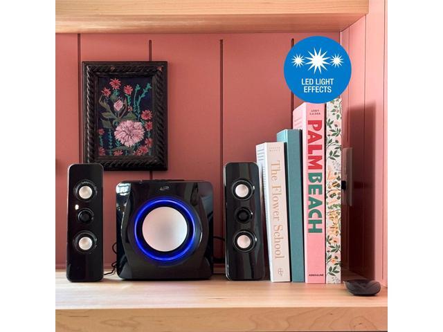 iLive Surround Durable Bluetooth Speaker, Set of 3, Black (iHB23B)