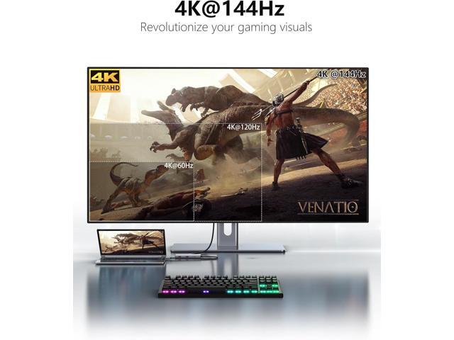 USB-C Laptop Docking Station for Triple Monitor 7-in-1 Dock with DP 4K@160Hz/8K@30Hz + Dual HDMI 4K@60Hz, 10Gbps USB A/C, 100W PD Laptop Dock...