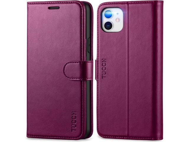 TUCCH Case Wallet for iPhone 11, [RFID Blocking] Card Slots Stand Magnetic Closure, Protective PU Leather [Shockproof TPU Interior Case] Flip Cover...