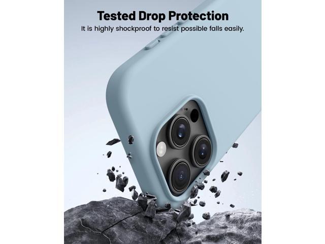 OTOFLY Compatible with iPhone 15 Pro Max Case,[Silky and Soft Touch Series] Premium Soft Liquid Silicone Rubber Full-Body Protective Bumper Case...