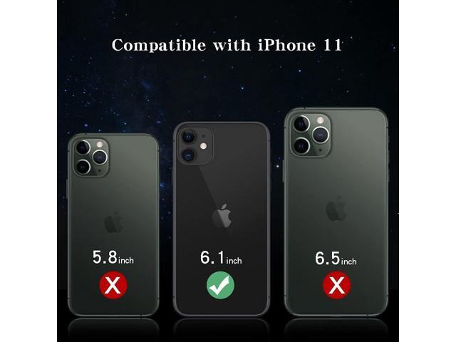 Cavdycidy iPhone 11 Diamond Mirror Case, Crystal Bling Acrylic Outdoor Makeup Case for Women, Girls Who Love Beauty