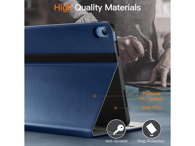 JETech Case for iPad (A16) 11th/10th Generation (2025/2022), PU Leather Business Folio Protective Tablet Cover with Pencil Holder & Pocket,...