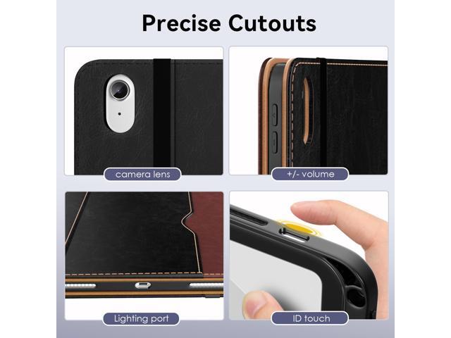OKP Case for iPad A16 11th Generation 2025 / 10th Gen Case 2022, for 11 Inch / 10.9 Inch iPad Multi-Angle Viewing PU Leather Stand Cover with...