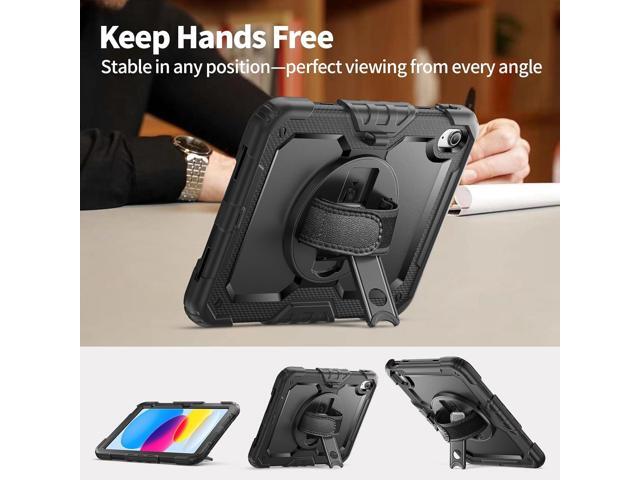 Ambison Case for iPad (A16) 11th/10th Generation 11'/10.9'' 2025/2022,Heavy Duty Shockproof Case with Tempered Glass Screen Protector, 360°...