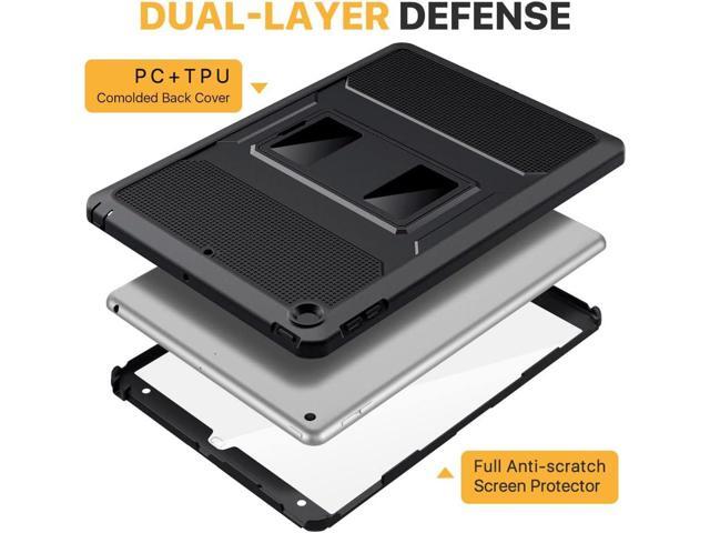 MoKo for iPad 10.2 Inch Case iPad 9th Generation 2021/ iPad 8th Generation 2020/ iPad 7th Generation 2019, [Heavy Duty] Shockproof Full Body...