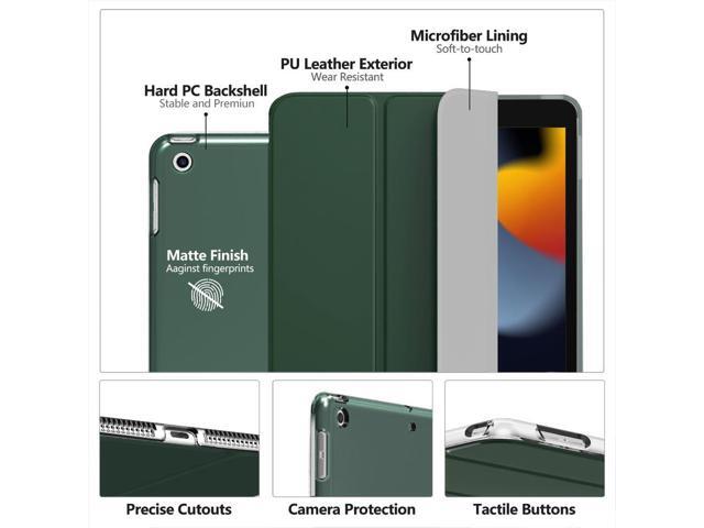 Moko Case for iPad 10.2 iPad 9th Generation 2021/ iPad 8th Generation 2020/ iPad 7th Generation 2019, Slim Stand Hard Back Shell Smart Cover Case...