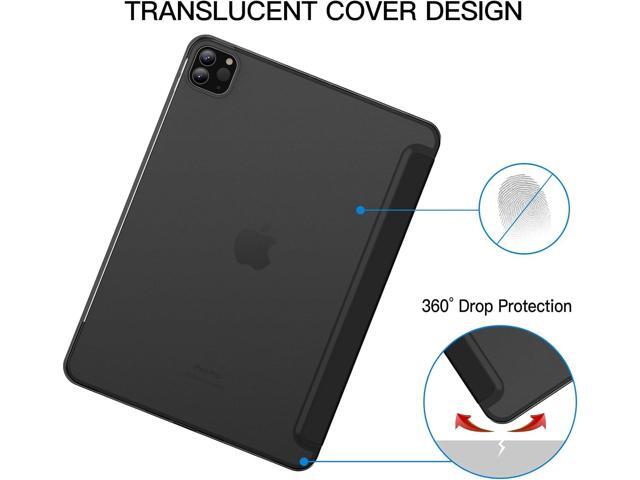 JETech Case for iPad Pro 11-Inch, 2022/2021/2020/2018 Model (4th/3rd/2nd/1st Generation), Compatible with Pencil, Cover Auto Wake/Sleep (Black)