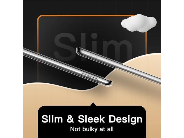 JETech Case for iPad 9/8/7 (10.2-Inch, 2021/2020/2019 Model, 9th/8th/7th Generation), Soft TPU Transparent Slim Shockproof Tablet Cover (Clear)