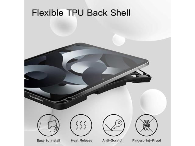 JETech Case for iPad Air 11-Inch M3/M2 (2025/2024), iPad Air 5/4 (2022/2020 5th/4th Generation 10.9-Inch) with Pencil Holder, Slim Tablet Cover...