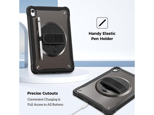 ProCase for iPad 11th Generation A16 2025/iPad 10th Generation Case 10.9 Inch 2022, Heavy Duty Shockproof Rugged Cover with Hand Strap 360 Degree...
