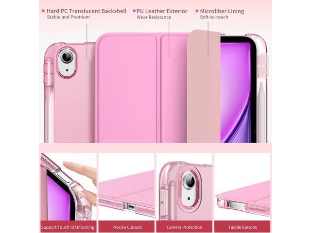 MoKo for iPad Air 11 inch Case M3/M2 2025/2024, iPad Air 5th/4th Gen 10.9 inch Case 2022/2020 with Pencil Holder, Slim Lightweight Trifold Cover...