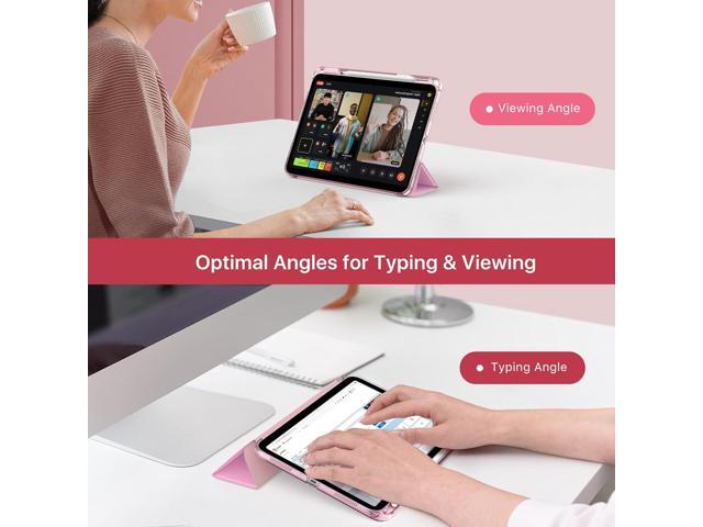 MoKo for iPad Air 11 inch Case M3/M2 2025/2024, iPad Air 5th/4th Gen 10.9 inch Case 2022/2020 with Pencil Holder, Slim Lightweight Trifold Cover...