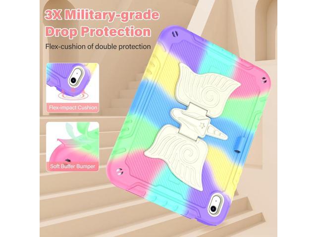 for iPad (A16) 11th Generation 11 Inch 2025/iPad 10th Generation Case 10.9 Inch 2022 with Tempered Glass Screen Protector,Unicorn Stand,Shoulder...
