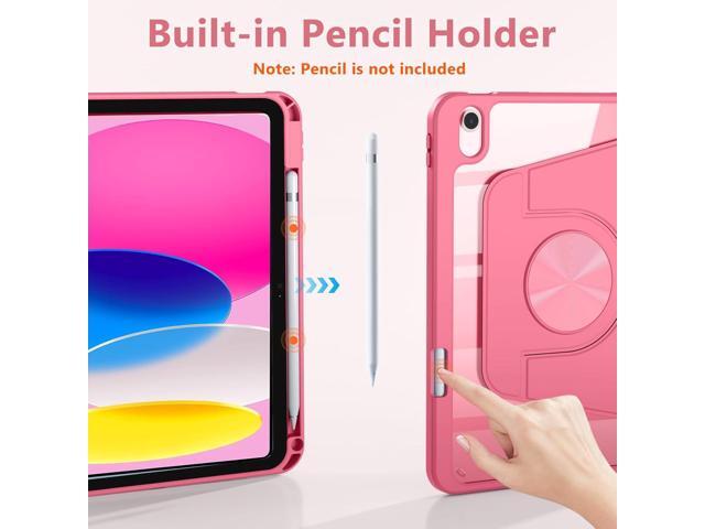 Wenlaty for iPad A16 Case 11th Generation 11 Inch 2025, for iPad 10th Generation Case 10.9 Inch 2022 with Pencil Holder, 360° Rotating Protective...