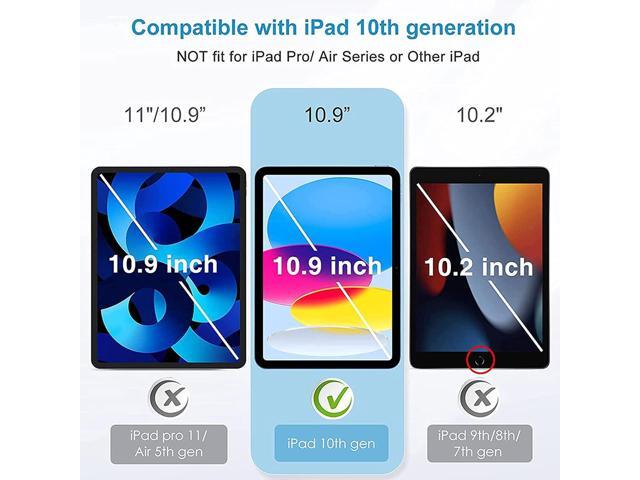 XZC Case for iPad (A16) 11th Generation 11 Inch 2025/ iPad 10th Generation 10.9 Inch 2022 Heavy Duty Shockproof Rugged Cover with Rotating...