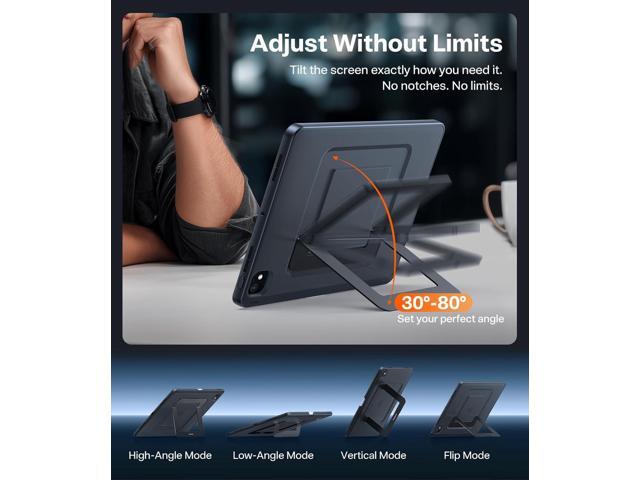 TORRAS Ostand for iPad Pro 11 inch Case 2024 (M4) Ultra Stable Stand, Multiple Adjustable Viewing Angles, Slim Protective Kickstand Cover,...