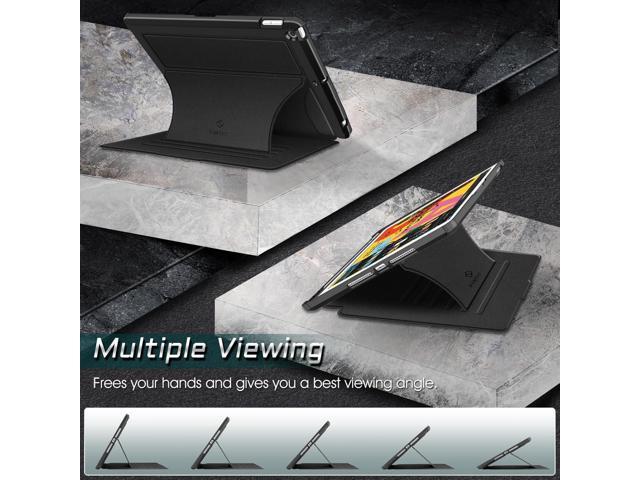 Fintie Magnetic Stand Case for iPad 9th / 8th / 7th Generation (2021/2020/2019) 10.2 Inch, [Multiple Secure Angles] Shockproof Rugged Soft TPU Back...