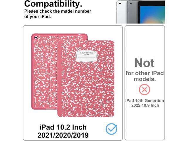 Supveco Case for iPad 9th/8th/7th Generation 10.2 inch (2021/2020/2019 Model) with Pencil Holder, Premium Folio Stand Case with Auto...
