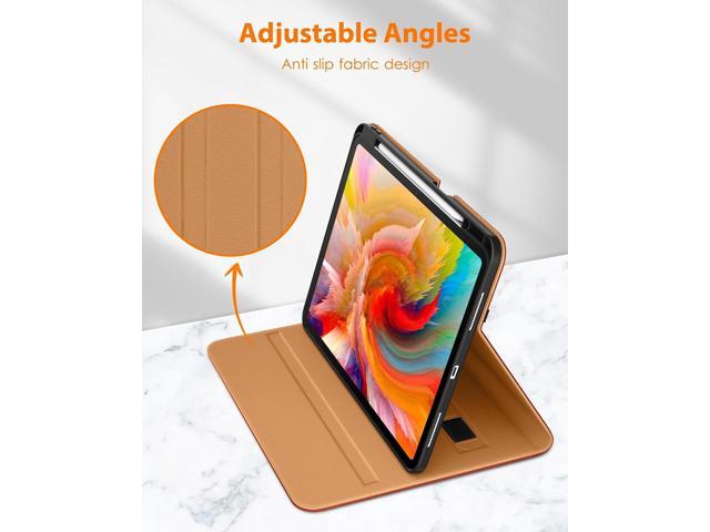 DTTO for iPad Pro 13 inch Case (M4) 2024, Faux Leather Business Folio Stand Cover with Pencil Holder - Auto Wake/Sleep and Multiple Viewing Angles,...