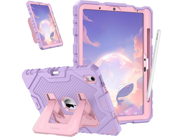 Fintie Case for iPad Air 11-inch M3 (2025) / M2 (2024), iPad Air 5th (2022) / 4th Generation (2020) 10.9 Inch, Fully-Body Rugged Heavy Duty...