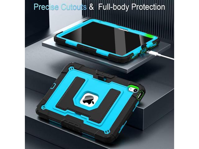 for iPad (A16) 11th/10th Generation 11/10.9 Inch 2025/2022 Kids Friendly iPad Case 10th Generation with Pencil Holder,Heavy Duty Shockproof Cover...