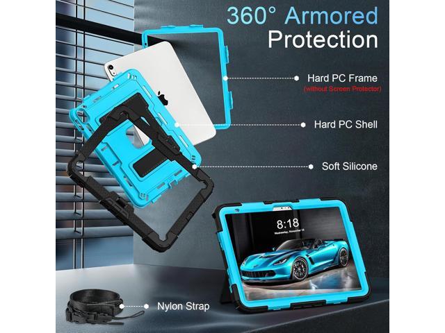 for iPad (A16) 11th/10th Generation 11/10.9 Inch 2025/2022 Kids Friendly iPad Case 10th Generation with Pencil Holder,Heavy Duty Shockproof Cover...