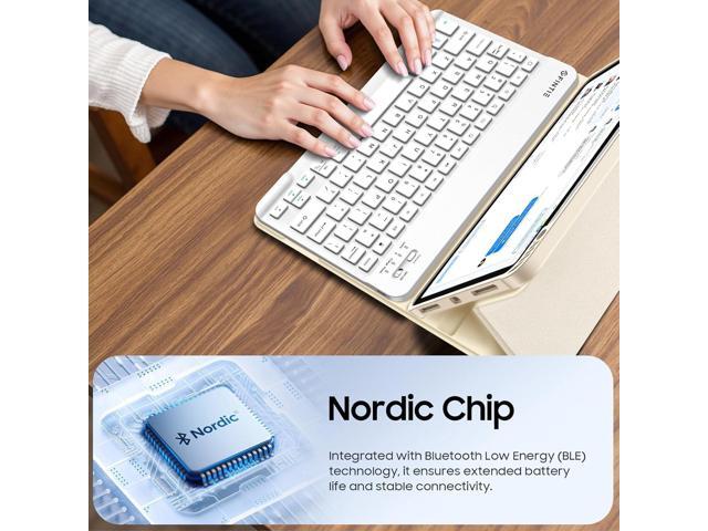 FINTIE Keyboard Case for iPad Air 11-inch M3 (2025) / M2 (2024), iPad Air 5th (2022) / 4th Generation 10.9 Inch - Soft TPU Cover w/Magnetically...