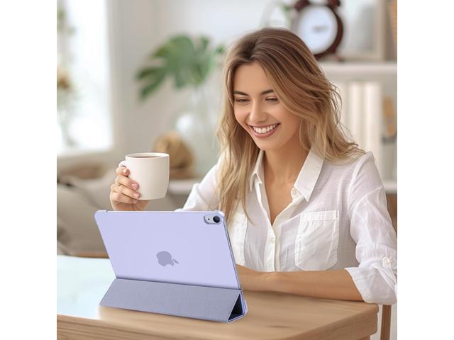 ProCase for iPad Air 13 Inch Case M3 2025/M2 2024, Slim Smart Cover iPad 13 Air M3 M2 Case with Translucent Hard Shell Back, Supports Touch ID,...