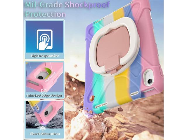 Case for iPad 11th Generation 11' (A16) 2025,iPad 10th Generation 10.9' 2022,Shockproof Cover for Kids with Screen Protector,Rotating Stand,Pencil...