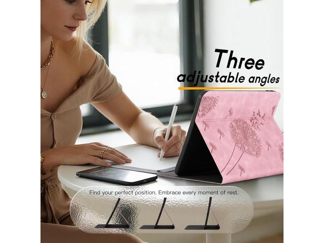 Tablet Cover for iPad a16, Dandelion Design with Kickstand for Apple Pencil Holder, Magnetic Closure and Precise Cutouts, Compatible with Apple...