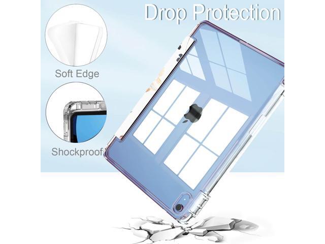 Feams for iPad (A16) 11th Generation 11 Inch 2025, iPad 10th Generation Case 10.9 Inch 2022, Slim iPad A16 Case Clear Back Cover with Pencil Holder...