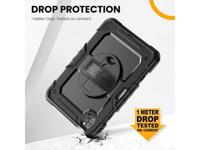 Timecity Case for iPad Pro 11 inch 1st, 2nd, 3rd, 4th Generation 2018/2020/2021/2022 (NOT for 2024), Heavy Duty Rugged Protective Case with Screen...