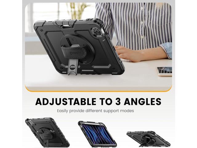 Timecity Case for iPad Pro 11 inch 1st, 2nd, 3rd, 4th Generation 2018/2020/2021/2022 (NOT for 2024), Heavy Duty Rugged Protective Case with Screen...