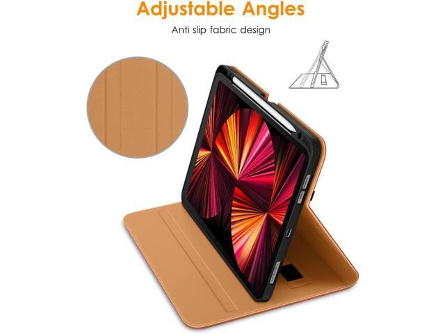 DTTO Case for iPad Pro 11 Inch 4th / 3rd / 2nd / 1st Generation 2022/2021/2020/2018,Premium PU Leather Folio Stand Cover with Hand Strap, Auto...