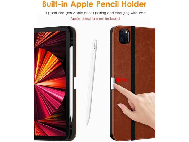 DTTO Case for iPad Pro 11 Inch 4th / 3rd / 2nd / 1st Generation 2022/2021/2020/2018,Premium PU Leather Folio Stand Cover with Hand Strap, Auto...